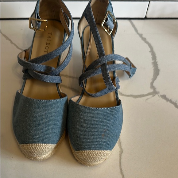 Talbots Blue Espadrille Sandals - Picture 1 of 4